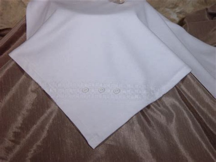 Trim and Button Baptismal Blanket — Blessed Celebration